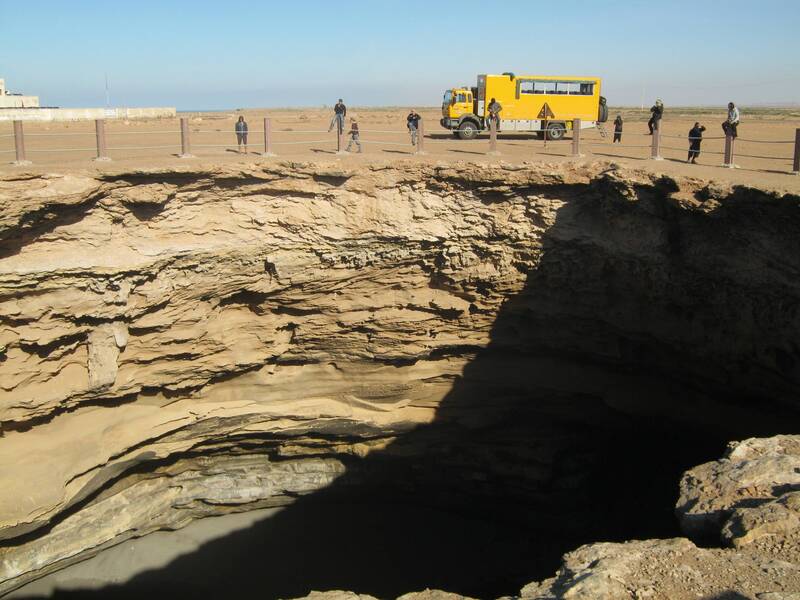 A big hole, Western Sahara