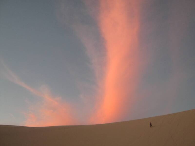 Sunset dune, Western Sahara