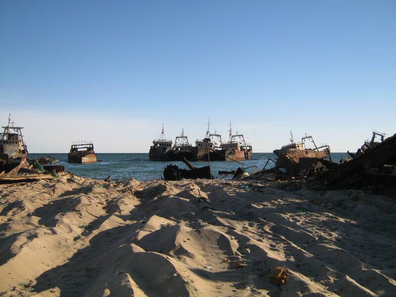 Ship graveyard, Mauritania