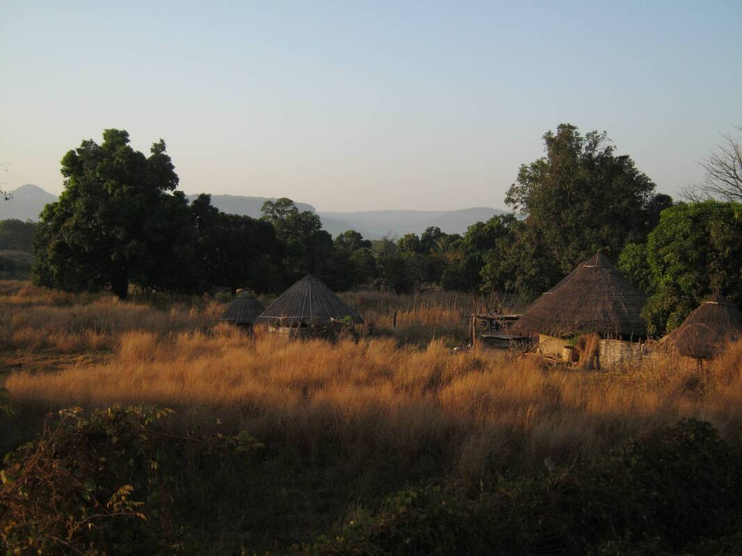 A small village in Guinea
